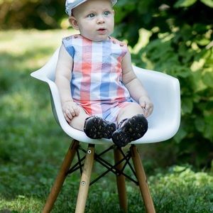 Plaid poplin One Piece